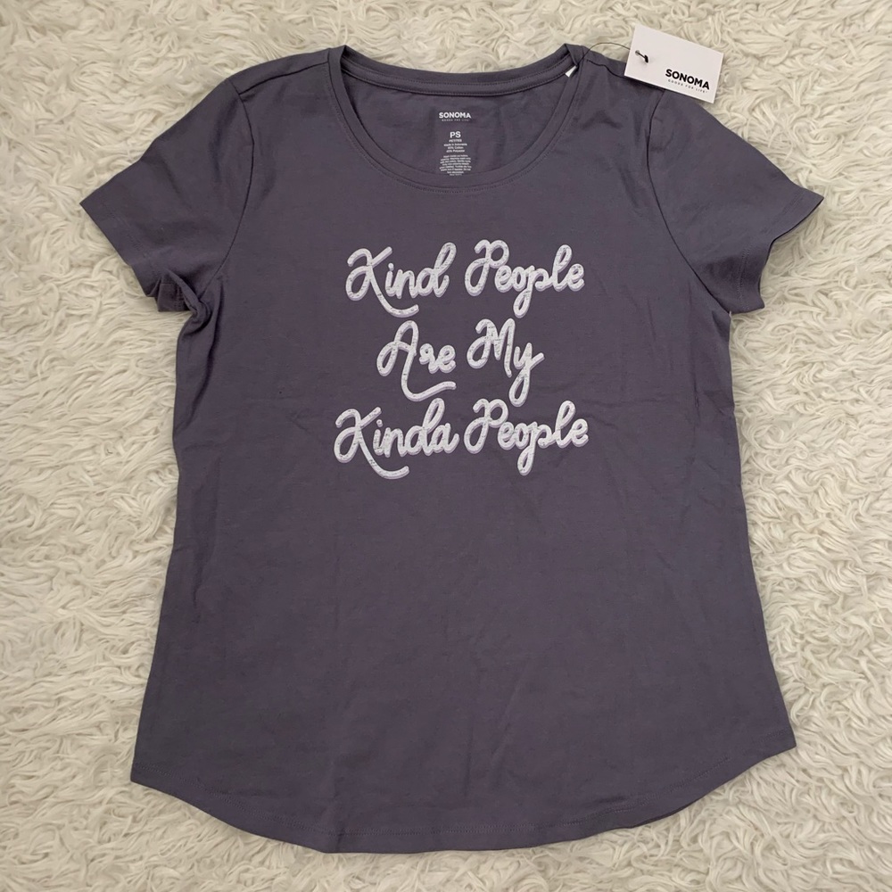 Purple Kind People Are My Kinda People Tshirt Tee